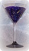 Purple Pizzazz- Martini Glass